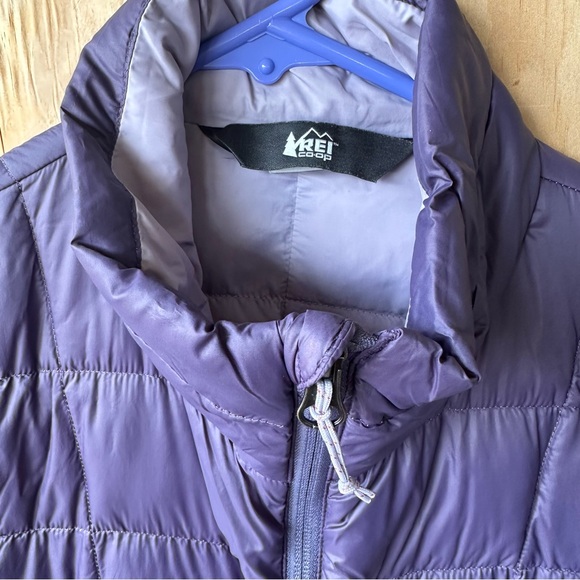 REI Purple Down Puffer Full Zip Winter Fall Jacket - Picture 3 of 9